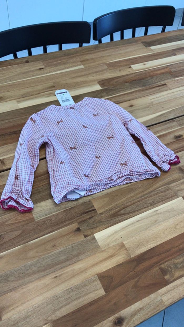 Chemise blouse à carreaux - photo numéro 4
