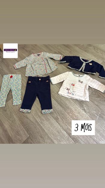 Ensemble Sergent major taille 3 mois