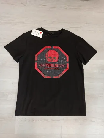 Tee shirt noir tête de mort homme XL