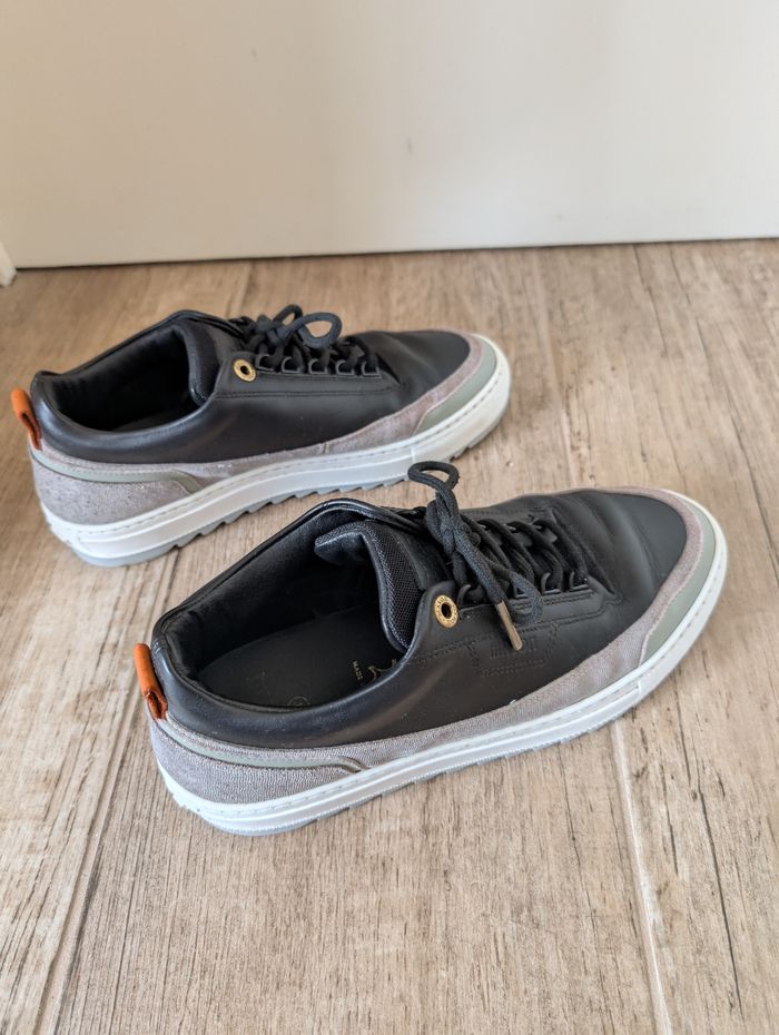 Baskets / Sneakers  Mason Garments - Noir/Gris - Cuir - Taille 41 - photo numéro 4
