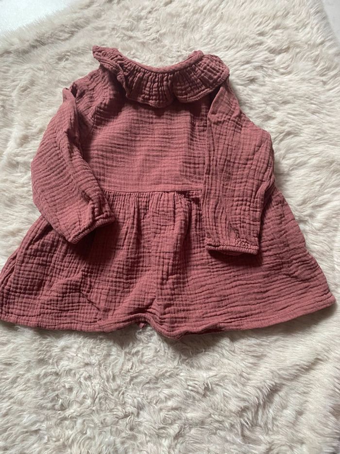 Robe bébé fille Verbaudet 12m ouverture devant - photo numéro 2