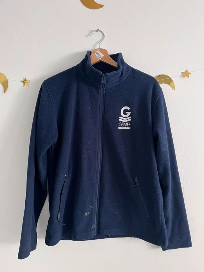 Veste Polaire Marine De Travail Taille M Unisexe - photo numéro 2