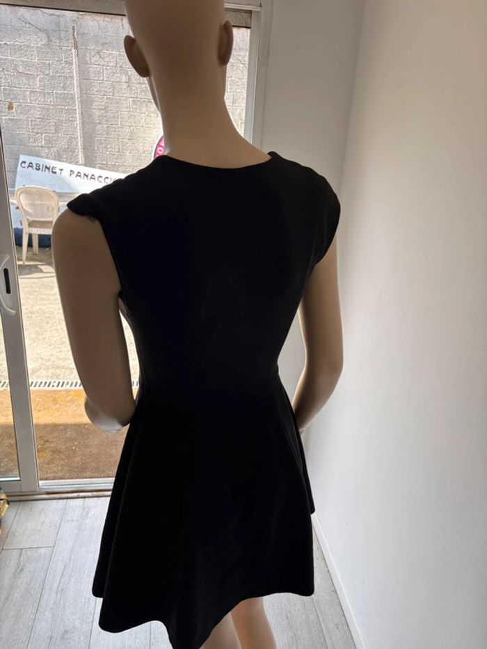 Robe peplum noir Philipp plein portée une soirée - photo numéro 12