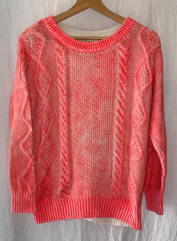 pull rose fluo H&M taille 34