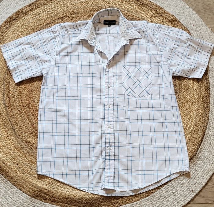 Chemise à manches courtes homme - Lorenzo Di DAKKA - Taille L
- Blanc et Bleu / Très bon état