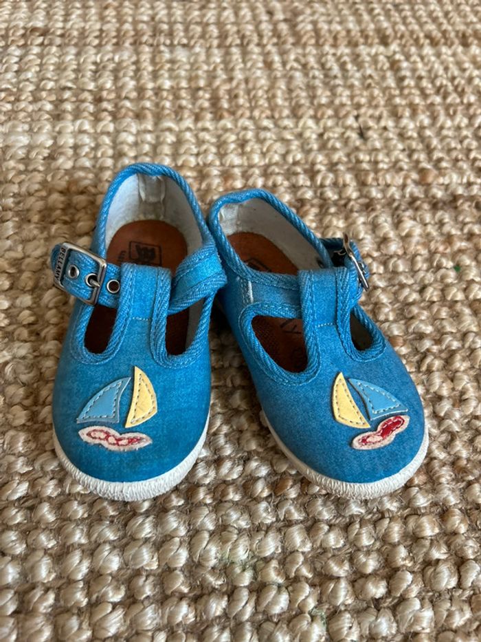 Sandales vintage bellamy 22 made in France - photo numéro 3
