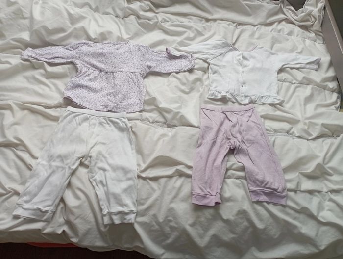 Lot 2 pijamas 2 PCS sans pied 12 mois 74 cm l enfant do - photo numéro 3