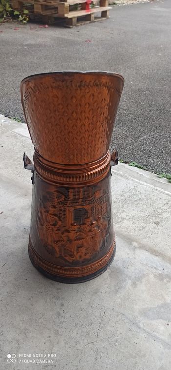 Charbonnière en cuivre