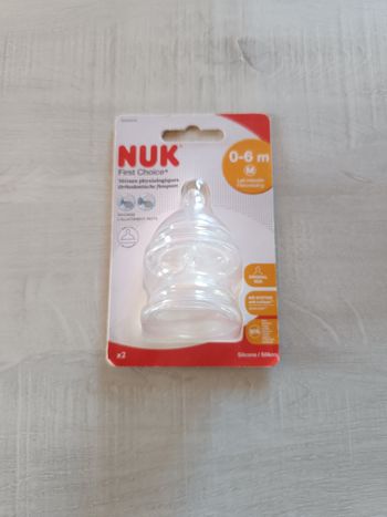 Tétine biberon nuk