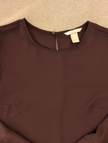 Tunique à manches longues prune