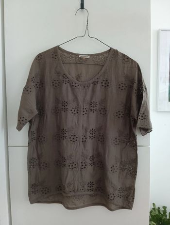 Blouse légère broderie anglaise Bensimon