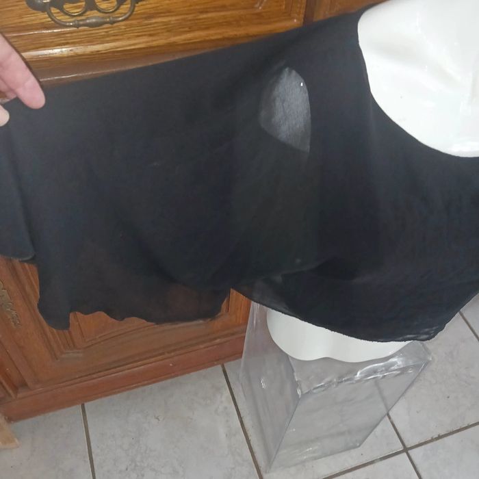 Tee-shirt noir manche chauve-souris taille 44 - photo numéro 3