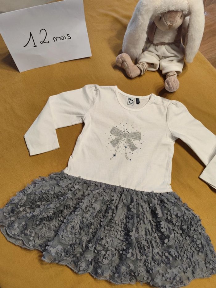 Robe manche longue 12 mois