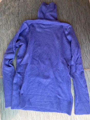 Pull col roulé femme