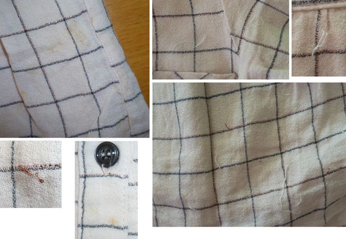 robe manches longues rose carreaux - photo numéro 6