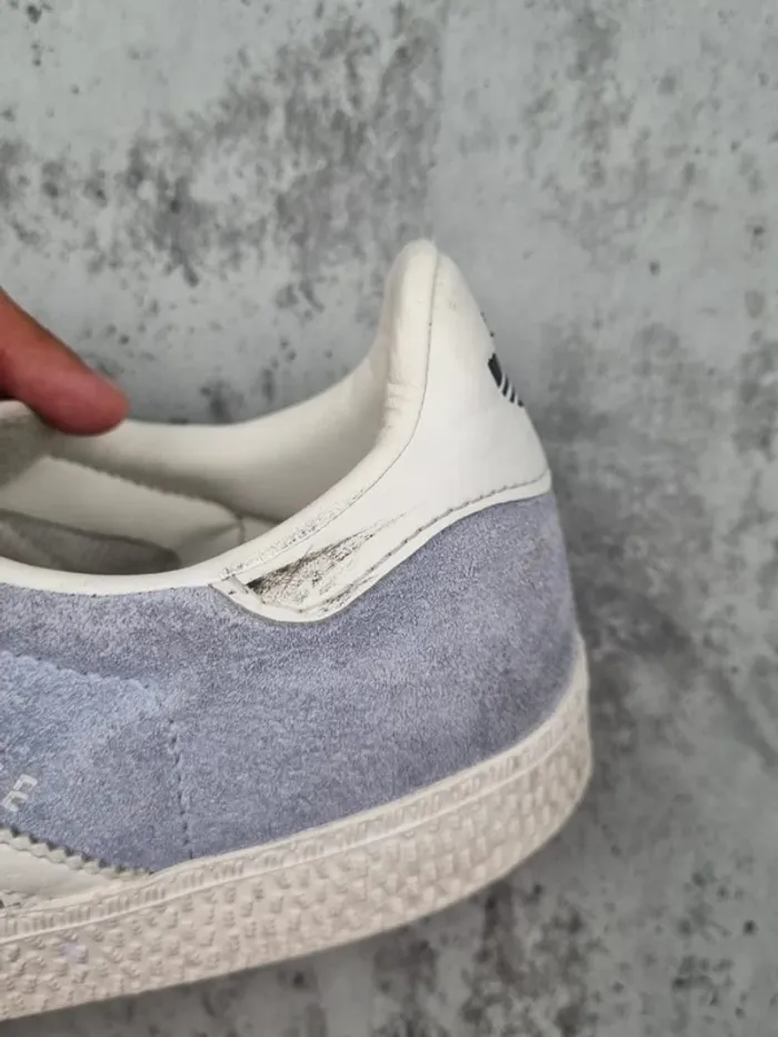 Chaussures Adidas Gazelle gris daim, taille 38 - photo numéro 4