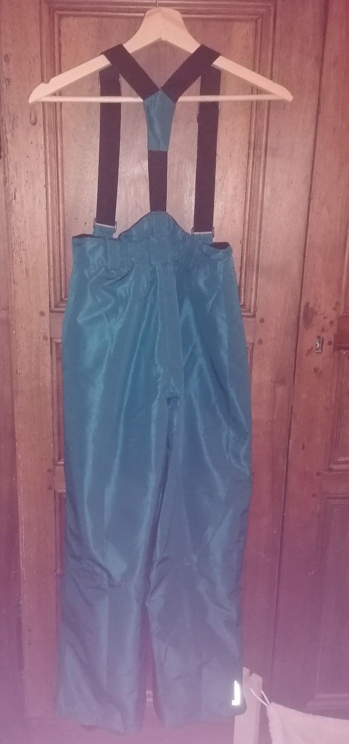 Ensemble doudoune, salopette de ski et gants enfant mixte 12 ans - photo numéro 7