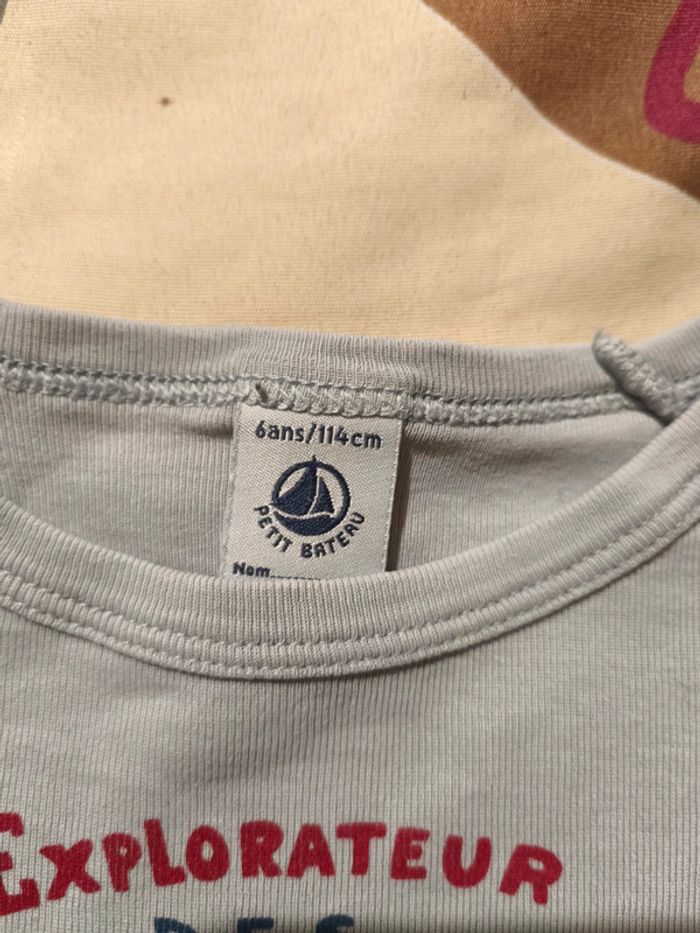 Tee shirt Petit Bateau 6 ans - photo numéro 5