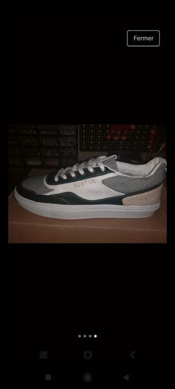 Baskets sigma green t.43 neuves