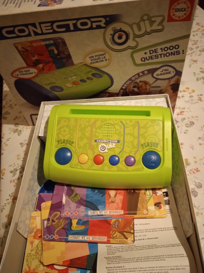 Vend jeux enfants marque conector Quiz âge 4 et plus - photo numéro 7