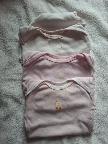 Lot de 3 bodies 3 mois