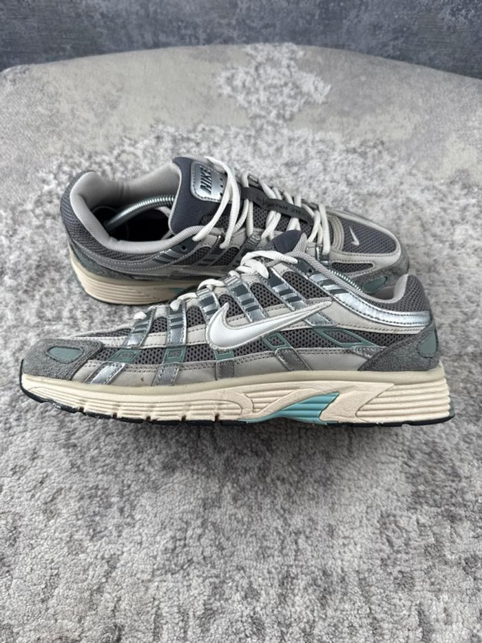 Nike P-6000 Running - Flat Pewter - Grey & Beige & Green - photo numéro 7