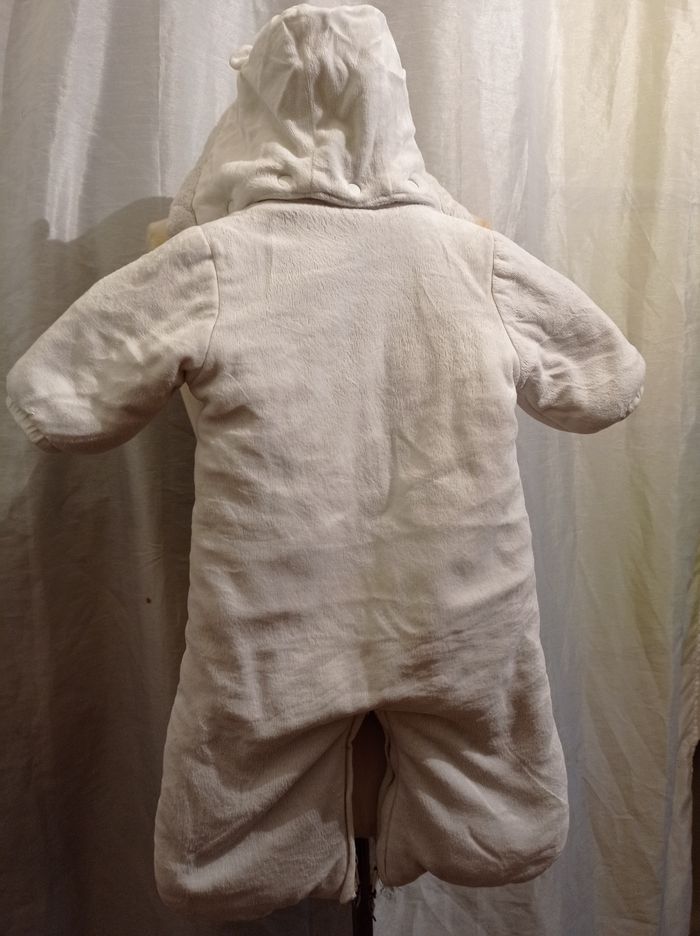 combinaison blanche de In Extenso 3 mois Réf R80 D17 - photo numéro 3