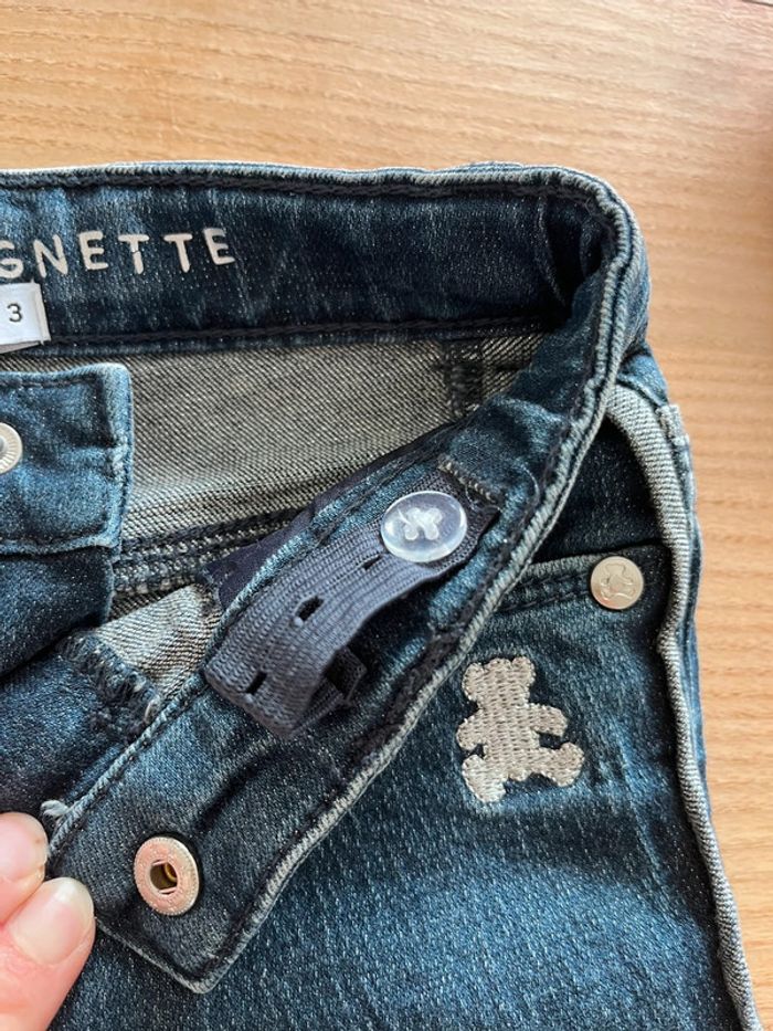 Jeans Lulu castagnette 3 ans - photo numéro 3