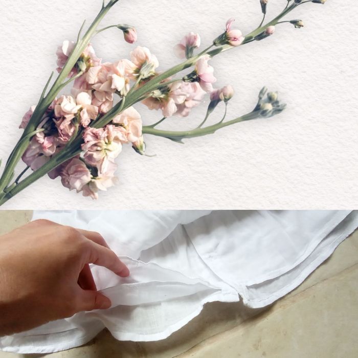 Magnifique Robe blanche sans manches Vertbaudet taille 9 mois bébé fille - photo numéro 8