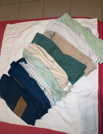 Lot  9 pantalons taille 3 mois