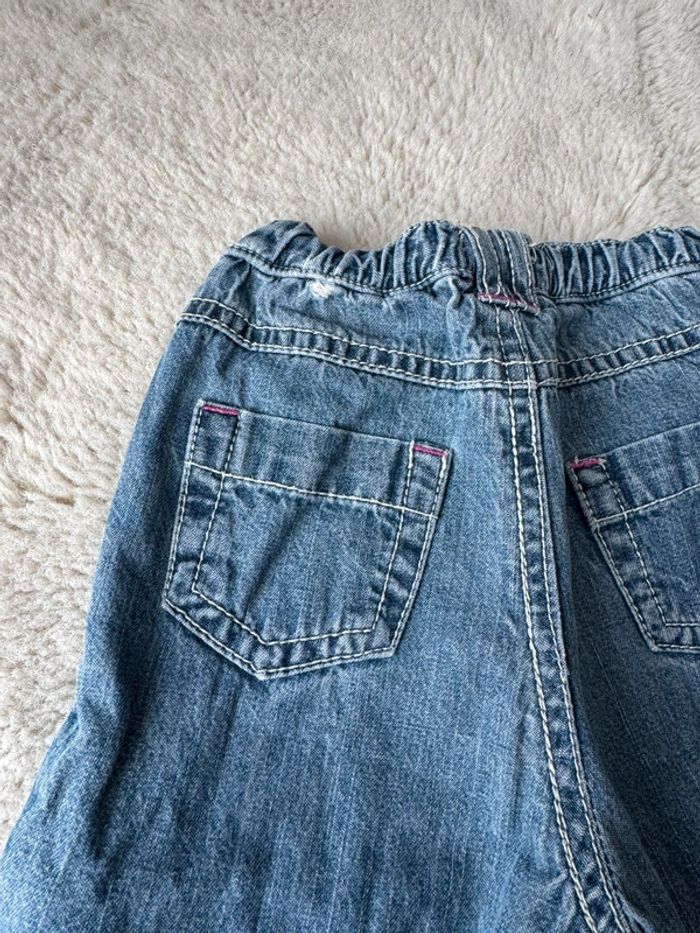 👖 lot jeans pantalons - bébé fille- baby girl - 9 mois- kitchoun très bon état - photo numéro 5
