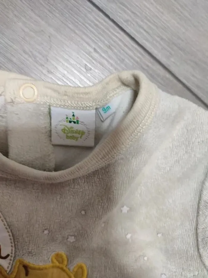 Pyjama Winnie l'ourson 9 mois bon etat - photo numéro 2