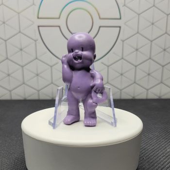 Figurine Babies Série n°23: Edouard Le Fêtard  Galoob 1991 Violet Clair