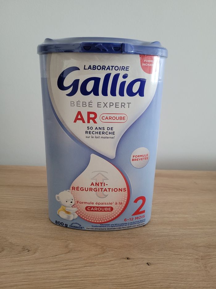7 boîtes de lait Gallia AR Caroube 2 ème age