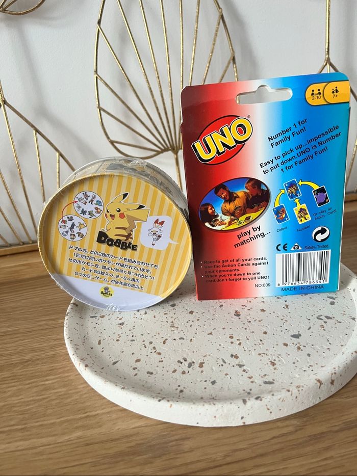 Uno et Dobble Pokémon neuf - photo numéro 2
