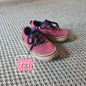 Sneakers ou tennis en tissu garçon - T21