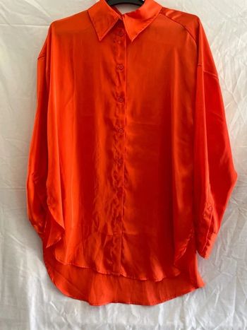 chemise H&m orange taille M