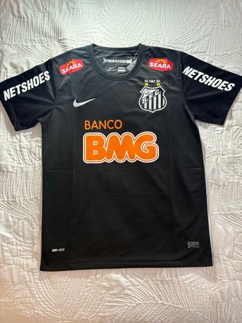 Maillot foot rétro Santos fc de Neymar jr 