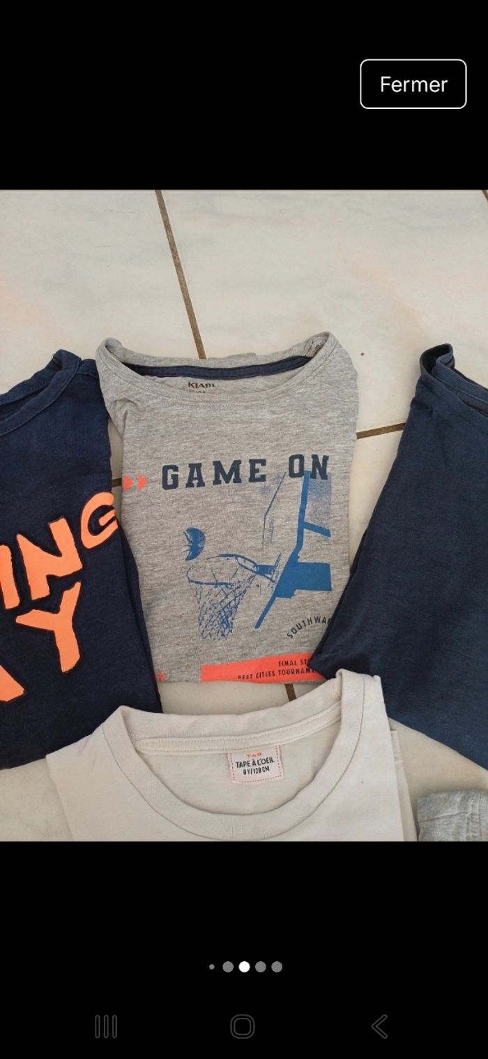 Lot 9 t shirts - photo numéro 7