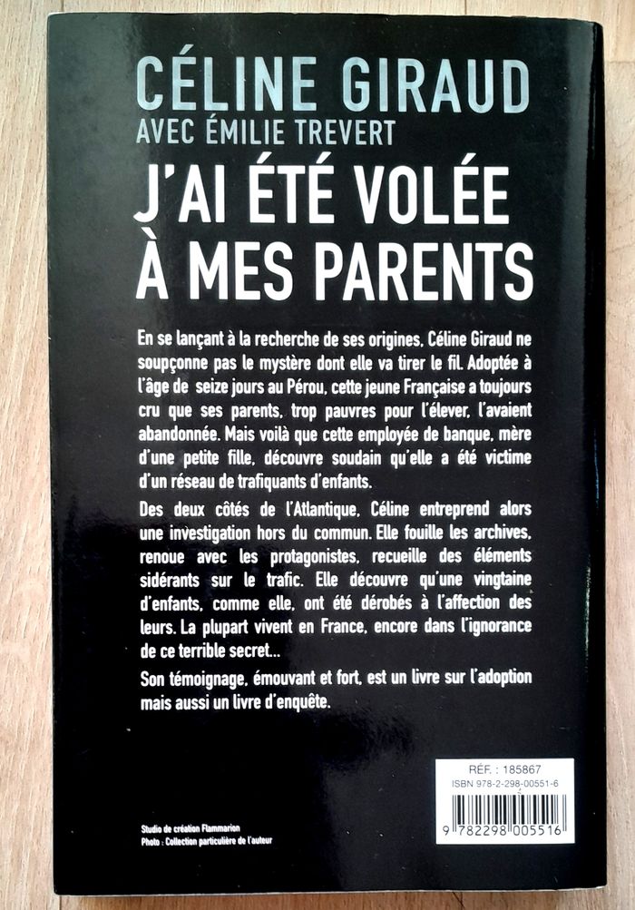 Céline Giraud avec Emilie Trevert - J'ai été volée à mes parents (témoignage) - photo numéro 3