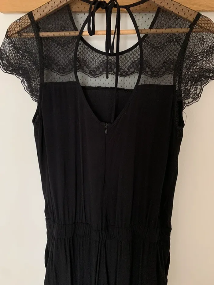 Combinaison pantalon dentelle / noire - photo numéro 3