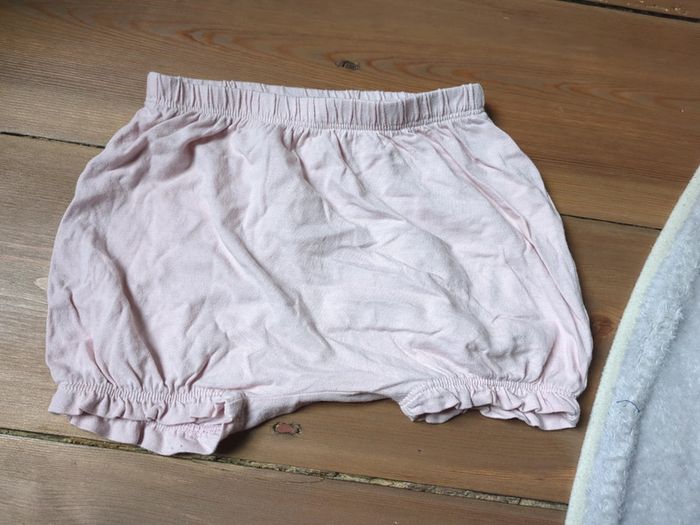Short bloomer la redoute rose pâle clair 18 mois