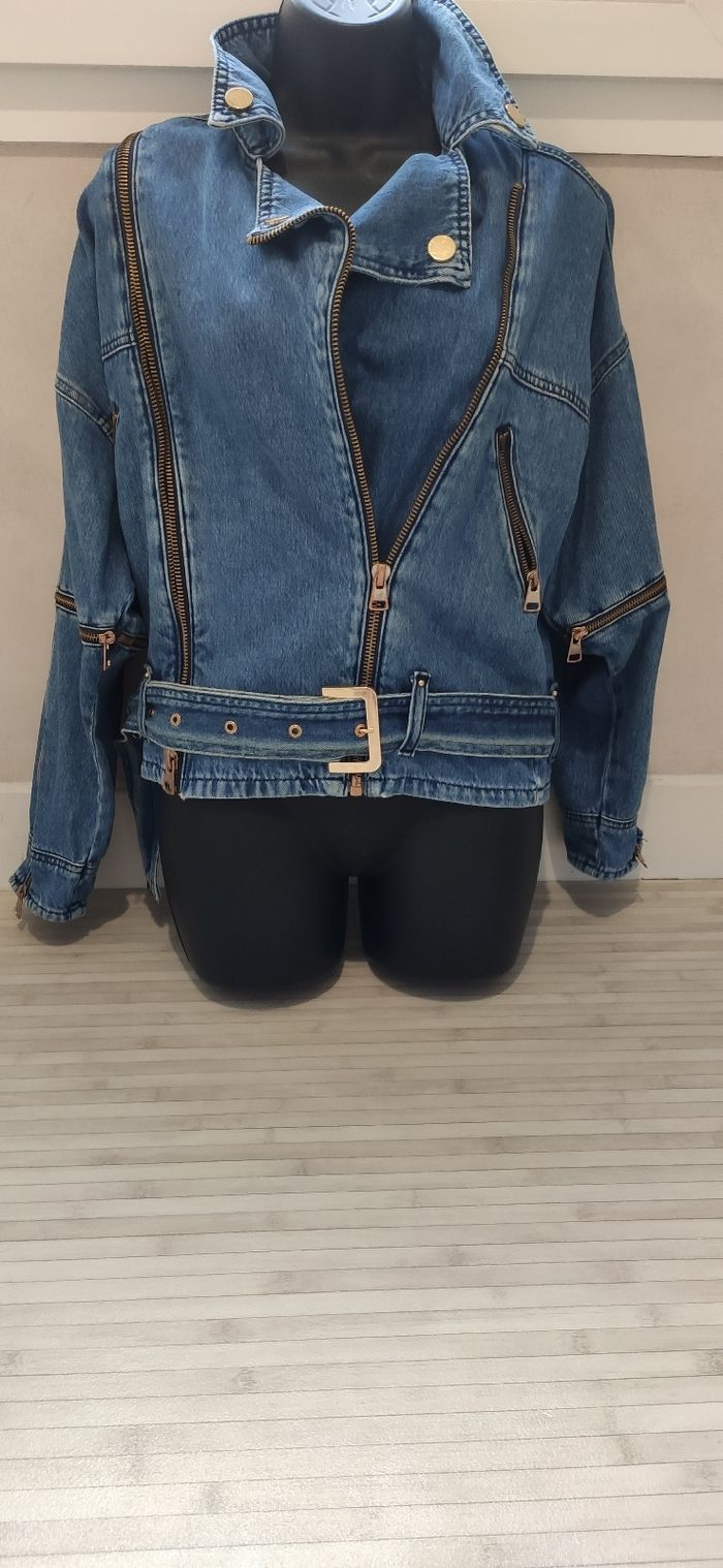 Veste en jean stone