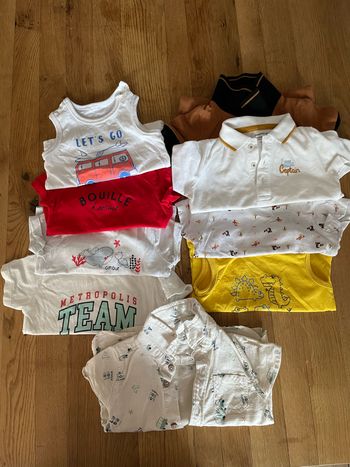 lot 9 tee shirt manches courtes