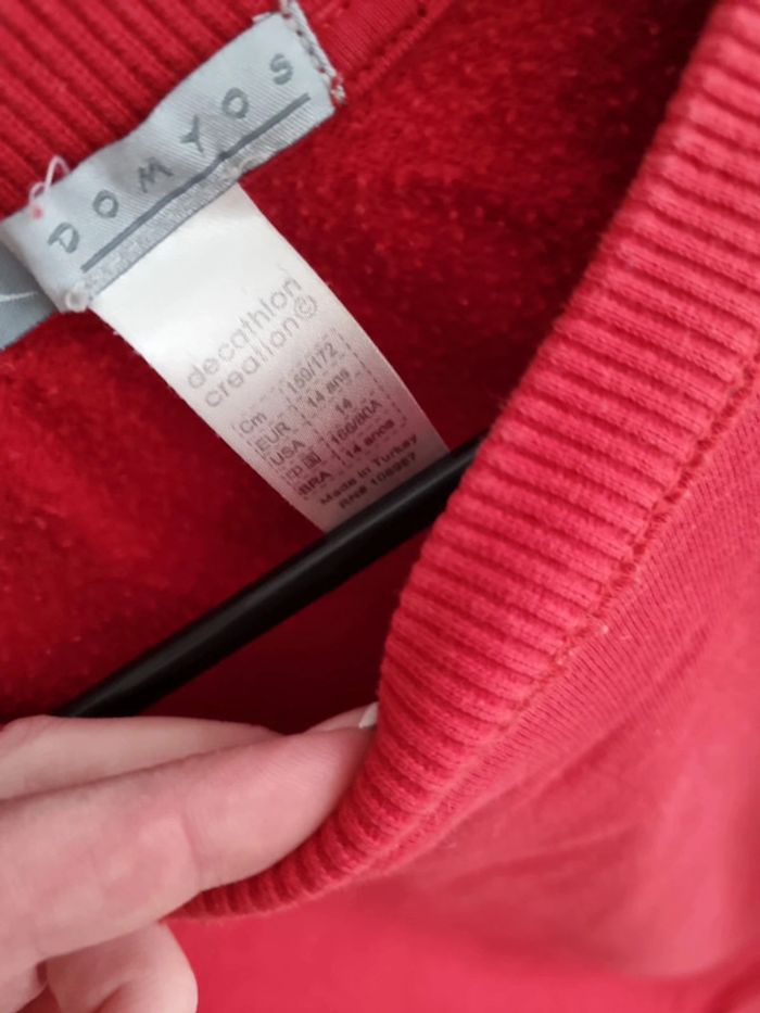Sweat rouge - photo numéro 5
