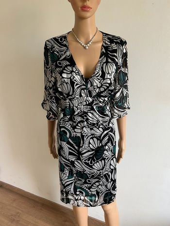 Robe imprimée neuve à manches courtes Breal taille 38 (valeur 70€)