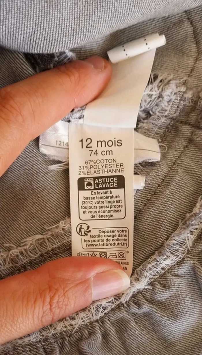 robe en jean 12mois - photo numéro 5