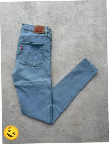 Jeans Levi's 720 W27 FR36 L32 coupe skinny bleu Femme women pan649b