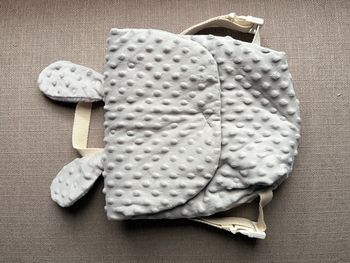 Sac enfant lapin gris et blanc
