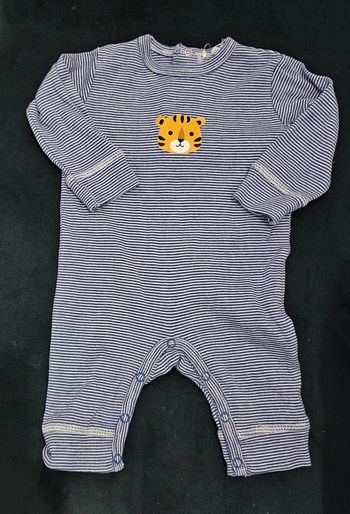 1 barboteuse bout chou 1 mois tigre mariniere